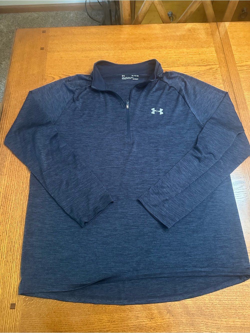 Under Armour Men’s Navy 1/4 Zip Athletic Pullover